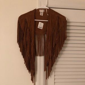 Free People fringe shawl